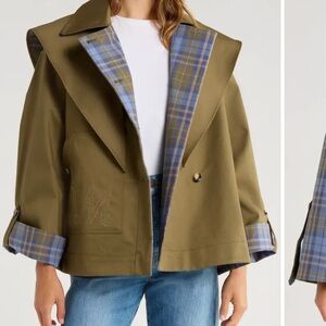 Damson Madder Reversable Trench